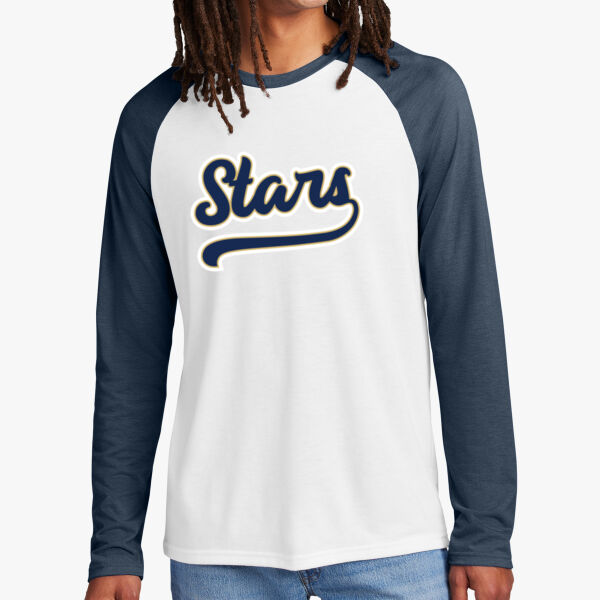 Unisex Tri Blend Long Sleeve Colorblock Raglan Thumbnail