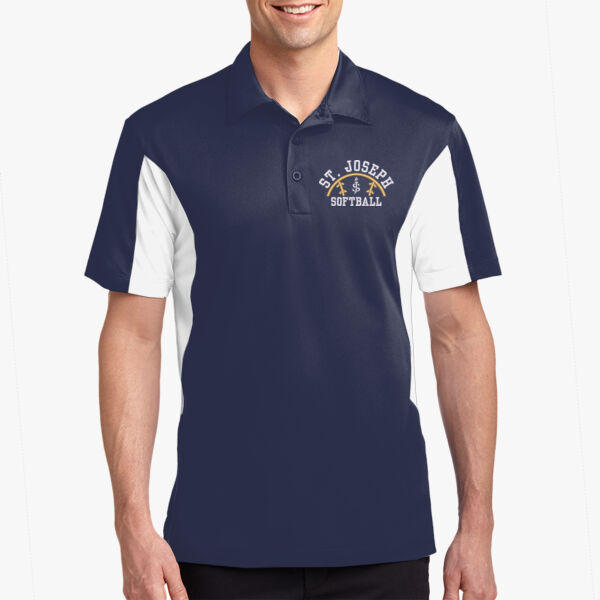 Side Blocked Micropique Sport Wick ® Polo Thumbnail