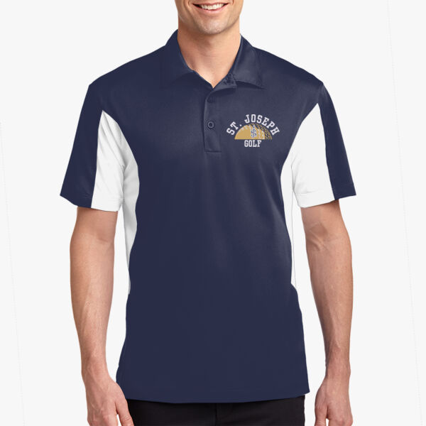 Side Blocked Micropique Sport Wick ® Polo Thumbnail