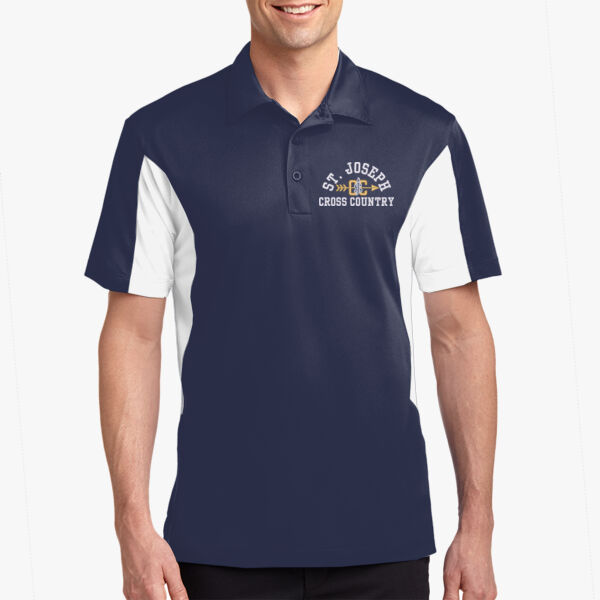 Side Blocked Micropique Sport Wick ® Polo Thumbnail
