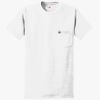 Authentic 100% Cotton T Shirt with Pocket Thumbnail