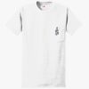 Authentic 100% Cotton T Shirt with Pocket Thumbnail