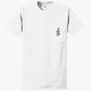 Authentic 100% Cotton T Shirt with Pocket Thumbnail