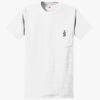 Authentic 100% Cotton T Shirt with Pocket Thumbnail