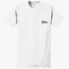 Authentic 100% Cotton T Shirt with Pocket Thumbnail